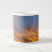AFRIKANISCHER SUNSET SKY Jumbo-Tasse (Vorderseite)