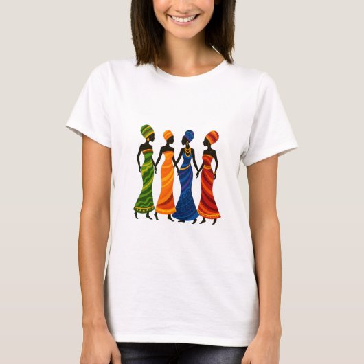 Afrikanischer T - Shirt für Frauen (Vorderseite)