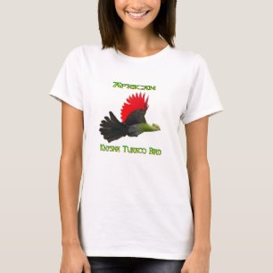 Afrikanischer T - Shirt Knysna Turaco Bird