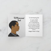 Afrikanischer Tag des Sohnes Karte (Innenseite)