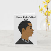 Afrikanischer Tag des Sohnes Karte (Gelbe Blume)