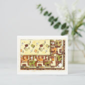 Afrikanischer Tanz Postkarte (Stehend Vorderseite)