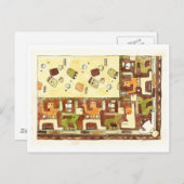 Afrikanischer Tanz Postkarte (Vorne/Hinten)