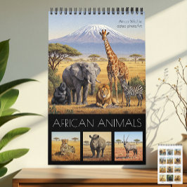 Afrikanischer Tiere-Kalender 2027 / Afrikanische W Kalender