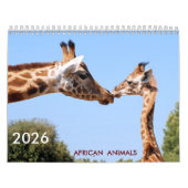 afrikanischer Tierkalender Kalender (Titelbild)