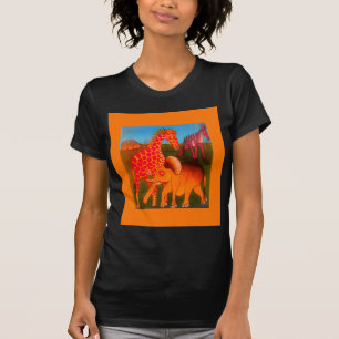 Afrikanischer Tierkunst-Druck T-Shirt