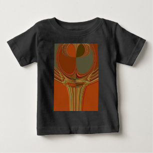 Afrikanischer traditioneller Erdboden Zeitgenössis Baby T-shirt