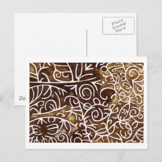 Afrikanischer Traum Postkarte (Vorne/Hinten)