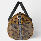 Afrikanischer Tribal-Schlammtuch inspirierte Duffe Duffle Bag (Rechts)