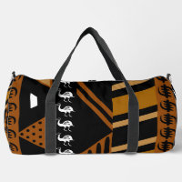 Afrikanischer Tribal-Schlammtuch inspirierte Duffe