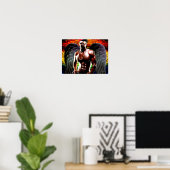 Afrikanischer urbaner Pop Kunst Poster (Heimbüro)
