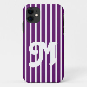 Afrikanischer Violet Safari Streifen iPhone 11 Hülle