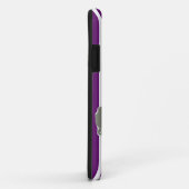 Afrikanischer Violet-Safari-Streifen mit Leopard Case-Mate iPhone Hülle (Hinten/Rechts)