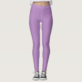 Afrikanischer violett (Vollfarbe) Leggings (Vorderseite)