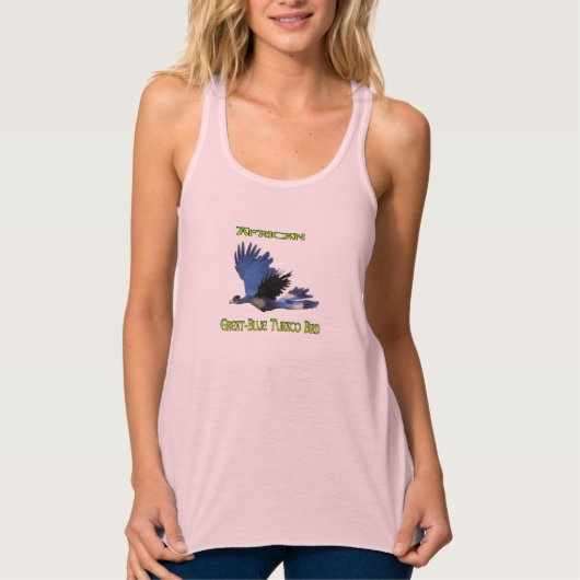 Afrikanischer Vogel-Tank Tank Top (Vorderseite)