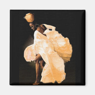 Afrikanischer Volkstanz Magnet