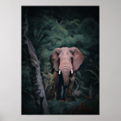 Afrikanischer Waldelephant Poster (Vorne)