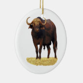 Afrikanischer Wasser-Büffel Keramikornament (Rechts)