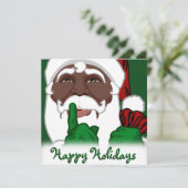 Afrikanischer Weihnachtsladen Einladung (Stehend Vorderseite)