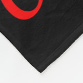 Afrikanischer Weihnachtsmann Pajama Cool Black Fleecedecke (Ecke)