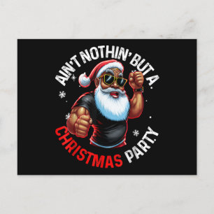 Afrikanischer Weihnachtsmann Pajama Postkarte