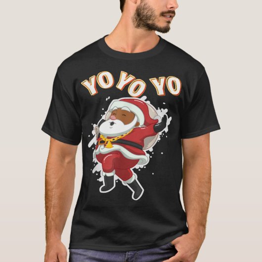 Afrikanischer Weihnachtsmann T-Shirt (Vorderseite)