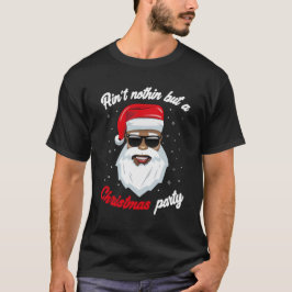 afrikanischer Weihnachtsmann Weihnachten T-Shirt