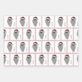 Afrikanischer WeihnachtsWeihnachtsfest Geschenkpapier Set (Vorderseite 3)