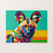 Afrikanischer Wildhund 250 Stück Puzzle (Horizontal)