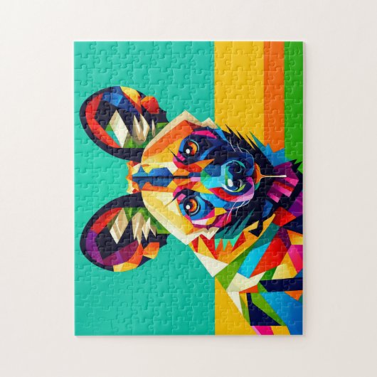 Afrikanischer Wildhund 250 Stück Puzzle (Vertikal)
