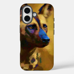 Afrikanischer Wildhund Art iPhone 16 Hülle