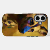 Afrikanischer Wildhund Art Case-Mate iPhone Hülle (Rückseite (Horizontal))