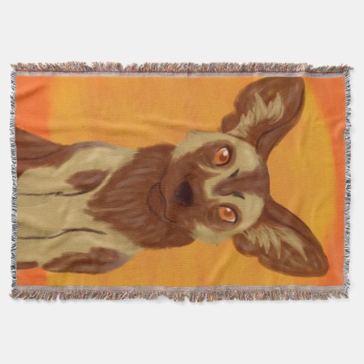 Afrikanischer Wildhund Decke (Vorderseite)