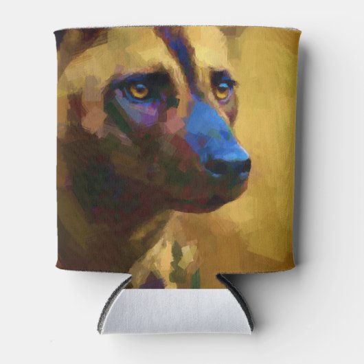 Afrikanischer Wildhund Dosenkühler (Vorderseite)