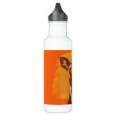 Afrikanischer Wildhund Edelstahlflasche (Links)