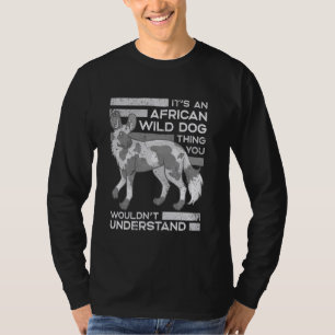Afrikanischer Wildhund Funny Painted Animals T-Shirt
