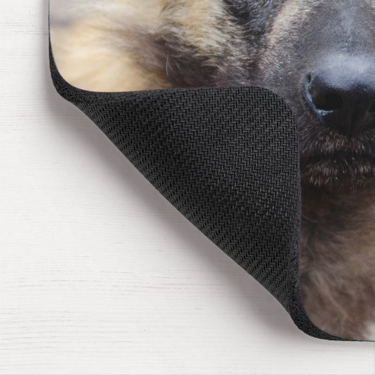 Afrikanischer Wildhund (Gemalter Hund) Mousepad (Ecke)