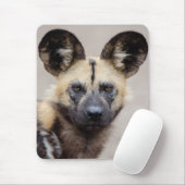 Afrikanischer Wildhund (Gemalter Hund) Mousepad (Mit Mouse)
