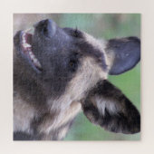 Afrikanischer Wildhund (Gemalter Hund) Puzzle (Horizontal)