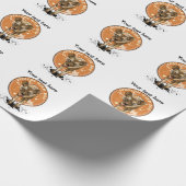 Afrikanischer Wildhund Geschenkpapier (Ecke)