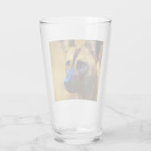 Afrikanischer Wildhund Glas (Rückseite)