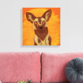 Afrikanischer Wildhund Leinwanddruck (Insitu (Wohnzimmer))