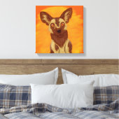 Afrikanischer Wildhund Leinwanddruck (Insitu (Schlafzimmer))