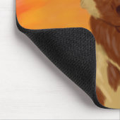 Afrikanischer Wildhund Mousepad (Ecke)