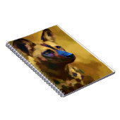 Afrikanischer Wildhund Notizblock (Rechte Seite)
