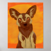 Afrikanischer Wildhund Poster (Vorne)