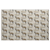 Afrikanischer Wildhund Stoff (Fat Quarter (45,7 x 55,9 cm))