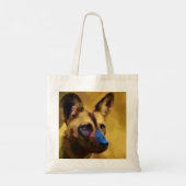 Afrikanischer Wildhund Tragetasche (Rückseite)