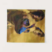 Afrikanischer Wildhund Wandteppich (Vorderseite (Horizontal))