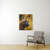 Afrikanischer Wildhund Wandteppich (Beispiel)